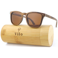 Angelou Sunglasses - Aluminum & Wood Edition